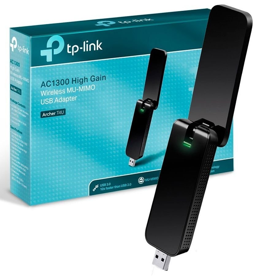 Adaptador Wifi Tp Link Archer T4U AC1300 Usb DINOBYTE