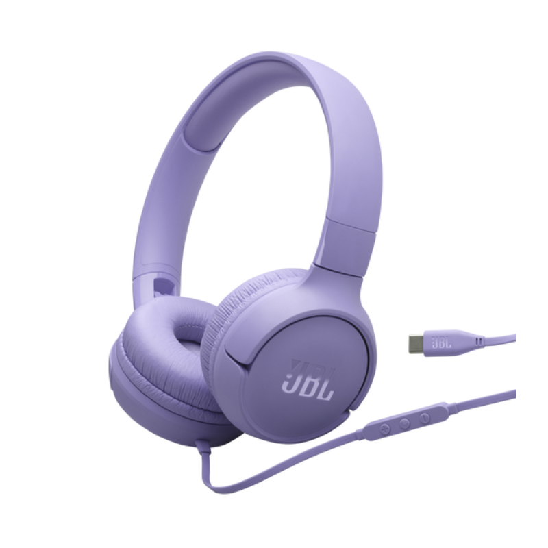 AURICULAR JBL T520C USB-C VIOLETA