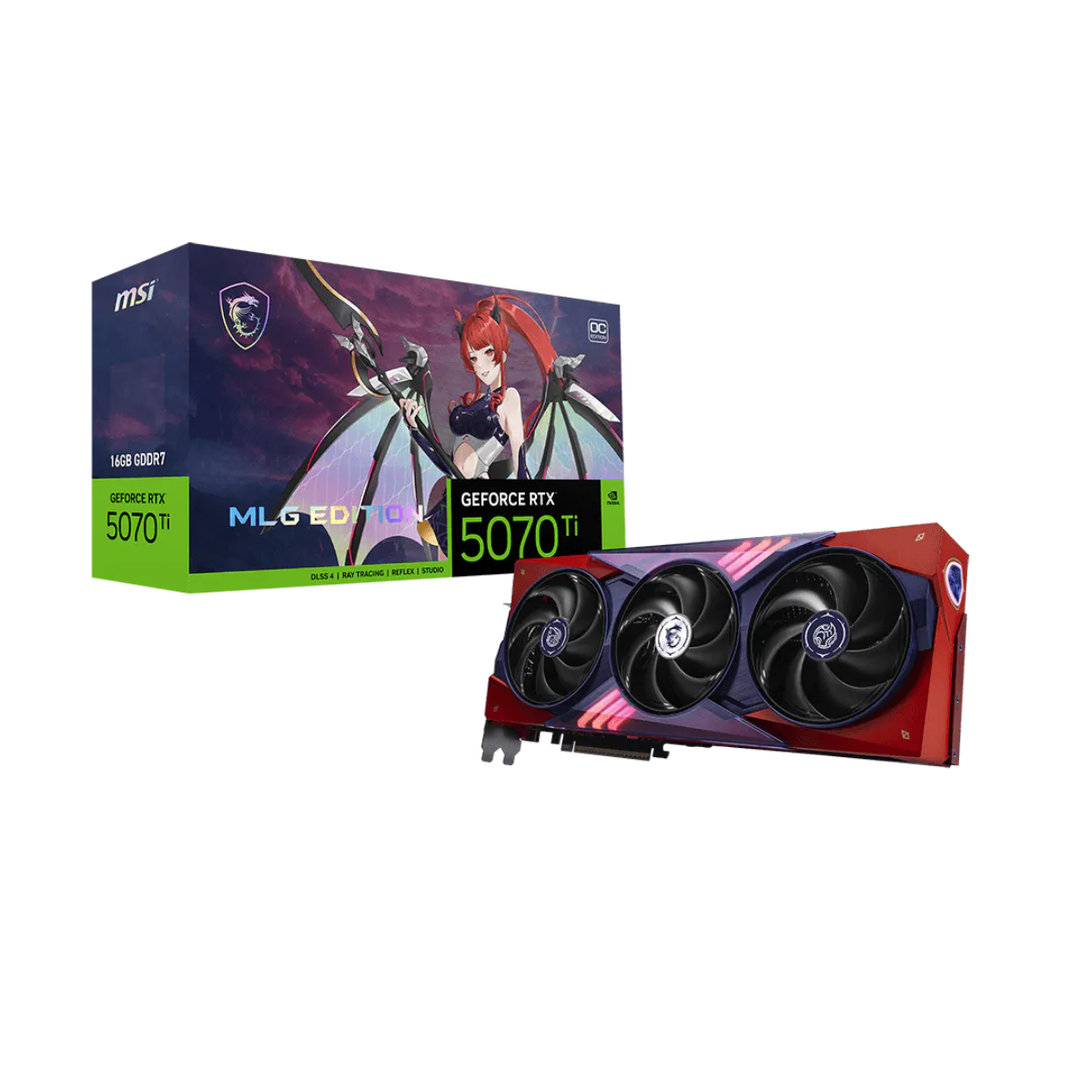 Video Geforce Msi Mlg Edition RTX 5070 TI 16GB OC
