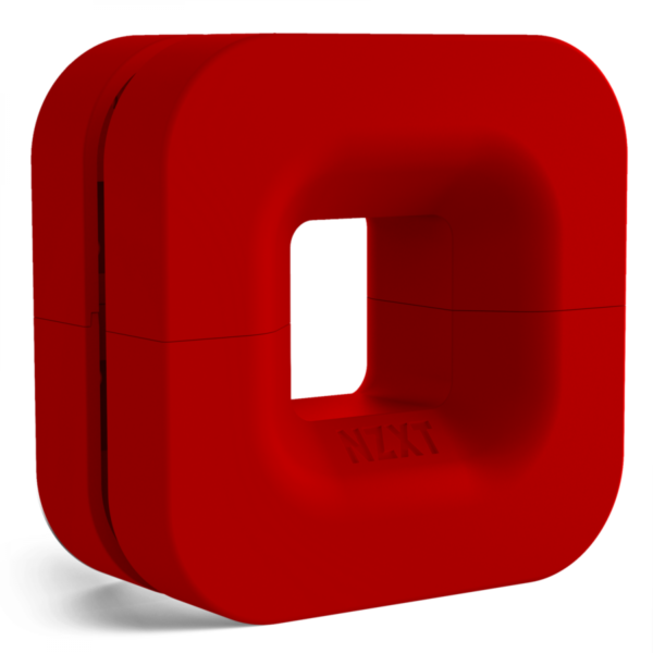 Porta auriculares NZXT puck red