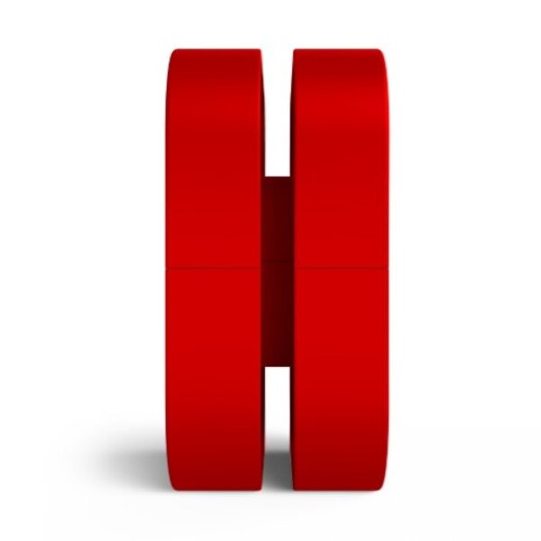 Porta auriculares NZXT puck red - Imagen 3