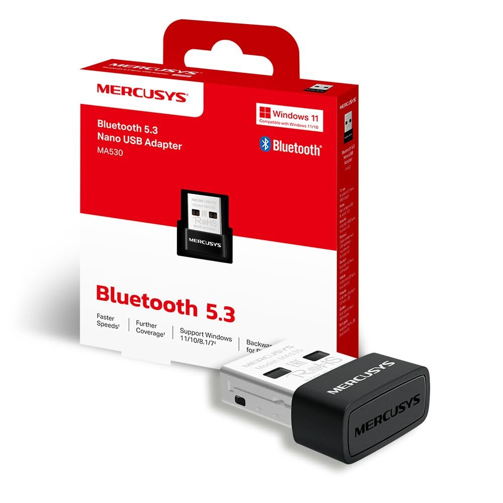ADAPTADOR BLUETOOTH MERCUSYS MA530 (5.3)