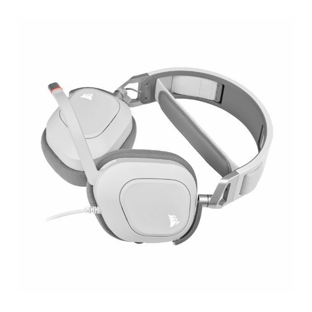 Auricular Gamer Corsair HS80 USB Blanco RGB