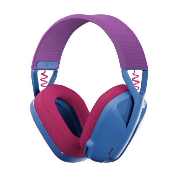 Auricular Gamer Wireless Logitech G435 Azul y Frambuesa