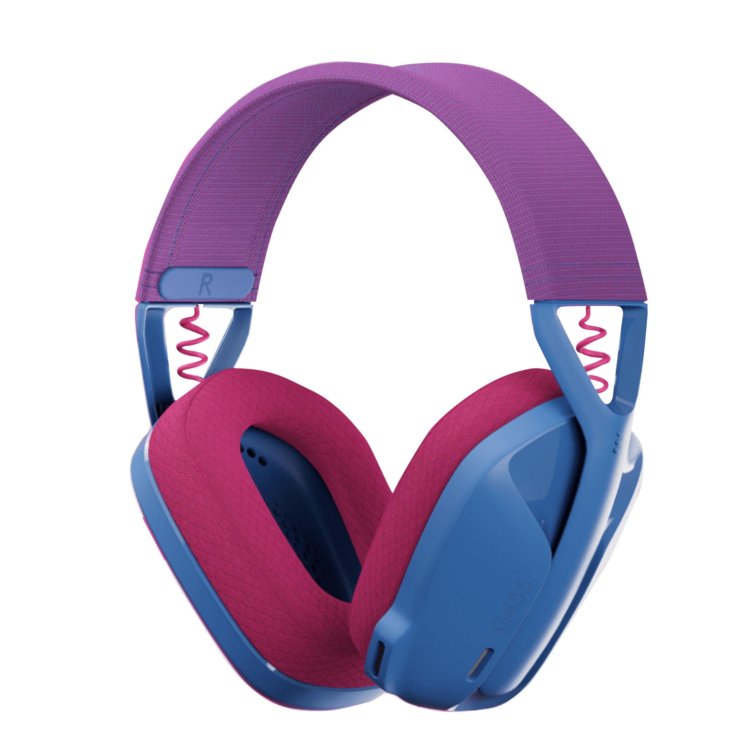 AURICULAR GAMER WIRELESS LOGITECH G435 AZUL Y FRAMBUESA