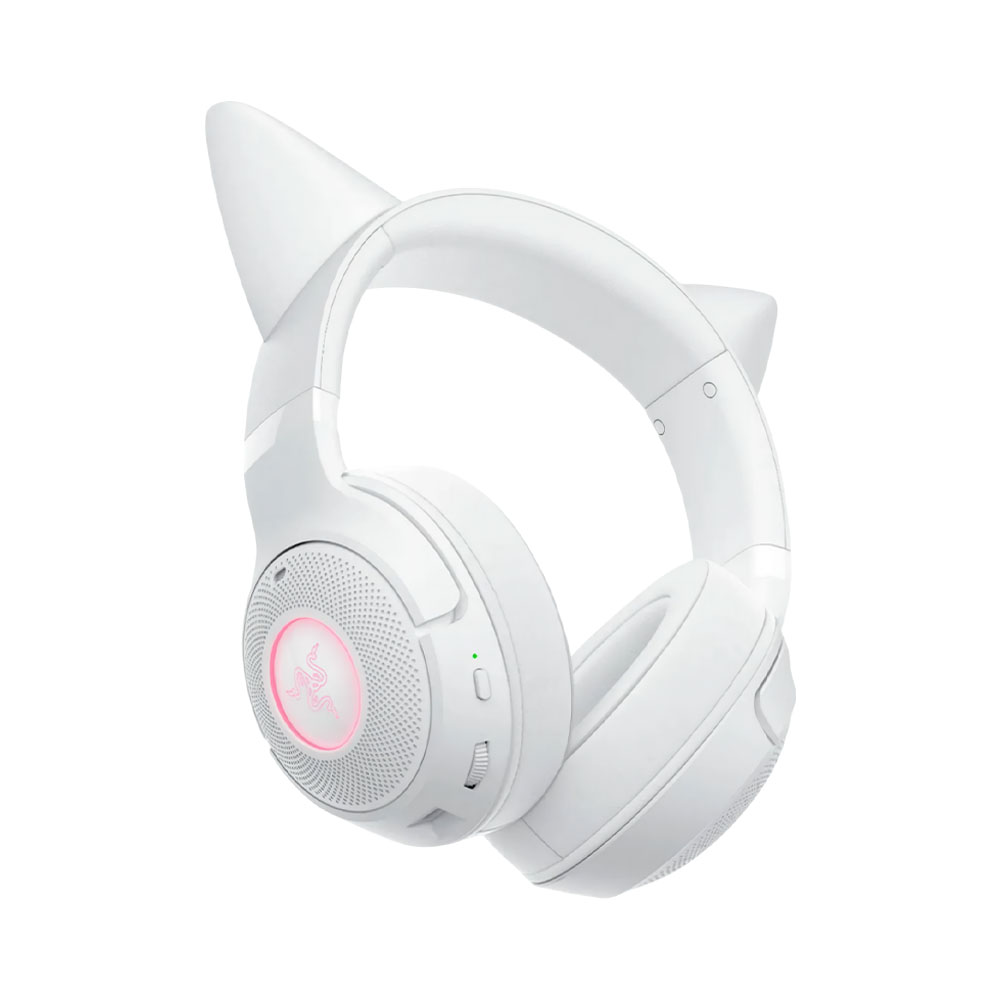 AURICULAR GAMER RAZER KRAKEN KITTY V2 BLANCO RGB