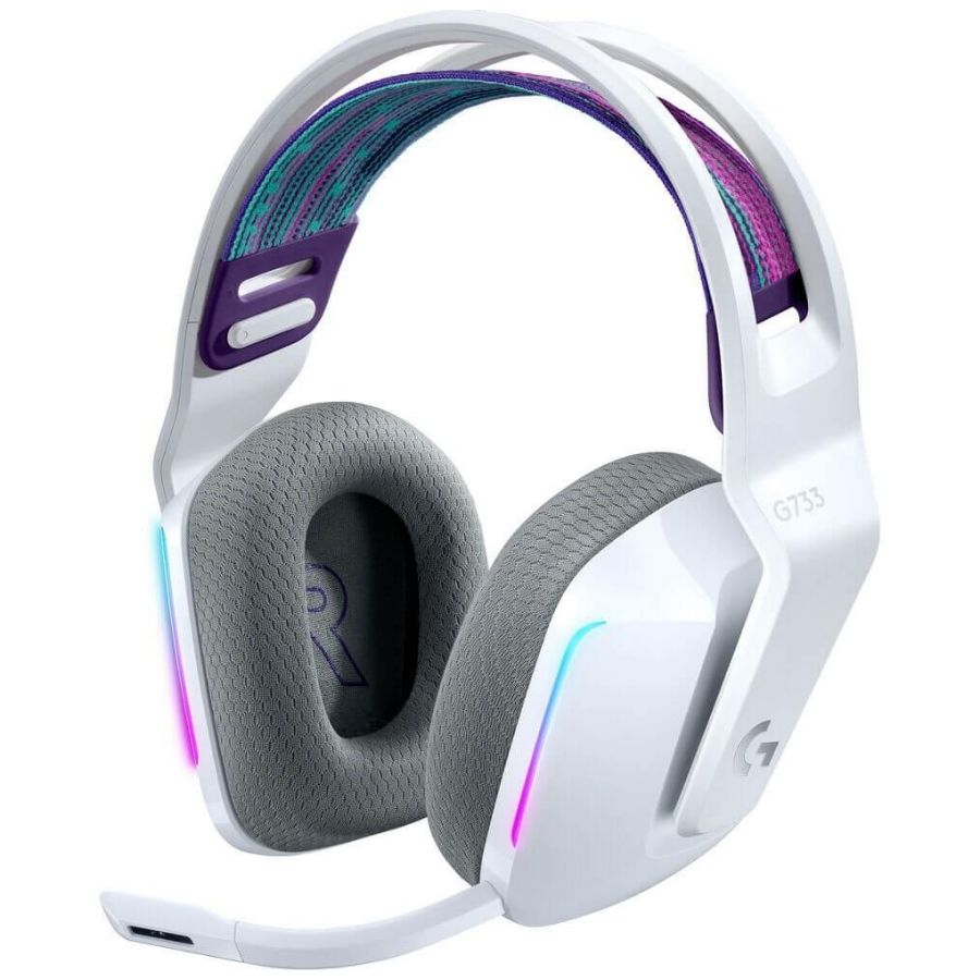 AURICULAR GAMER WIRELESS LOGITECH G733 BLANCO RGB