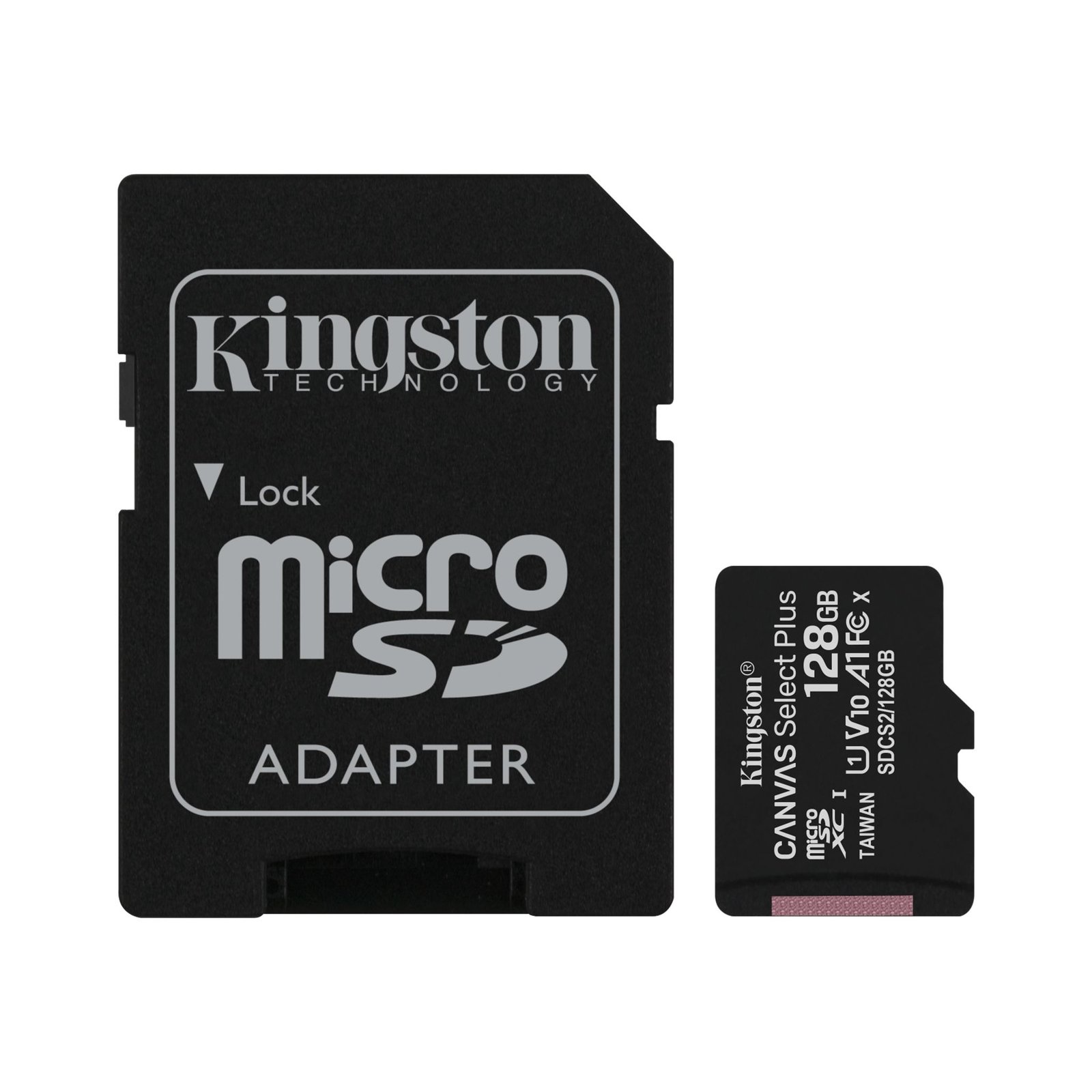 MICROSD KINGSTON CANVAS PLUS CLASE10 128GB