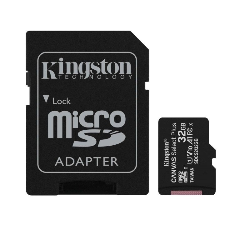 MICROSD KINGSTON CANVAS PLUS CLASE10 32GB