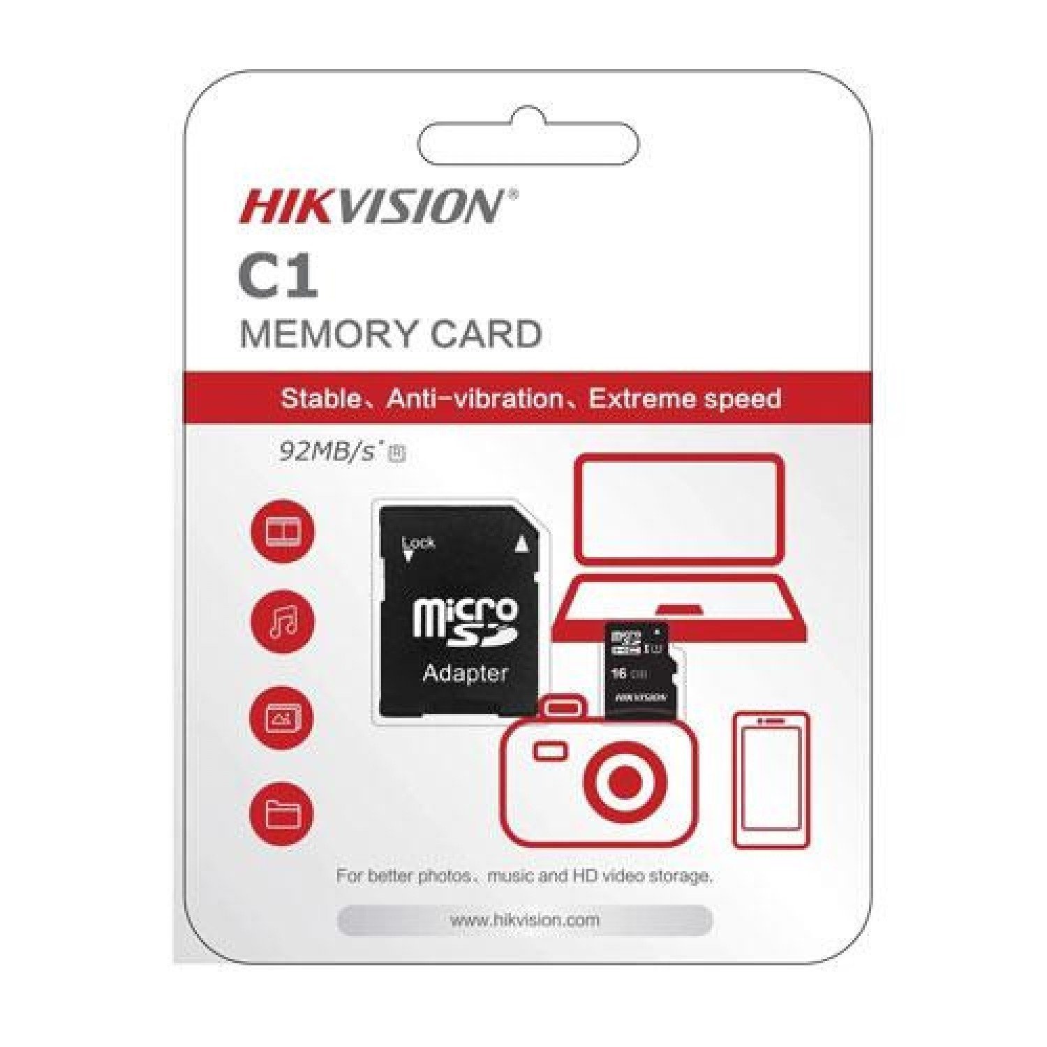 MICROSD HIKVISION CLASE10 C1 64GB