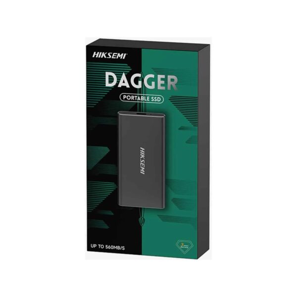 Disco Solido Externo Hiksemi Dagger T200N Mini 512GB Usb-C