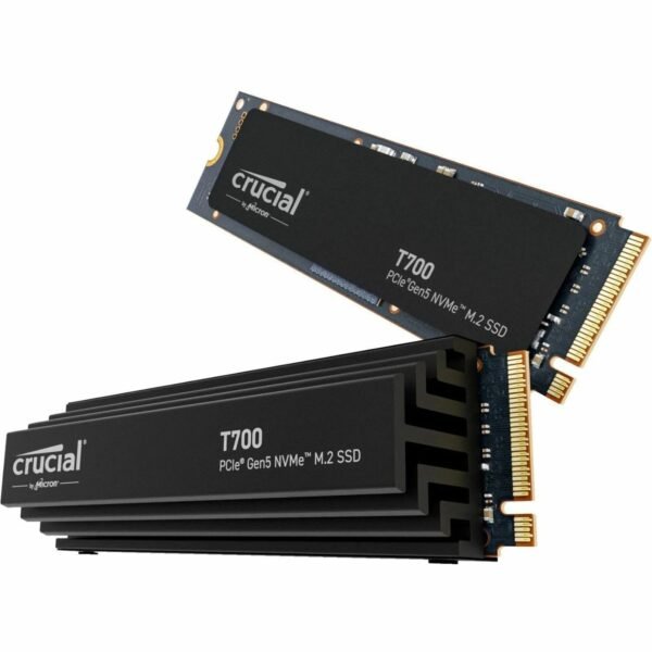 Disco Solido Nvme Crucial T700 1TB Gen5 C/Disipador