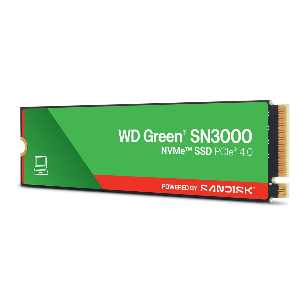 DISCO SOLIDO NVME WESTERN DIGITAL GREEN SN3000 500GB