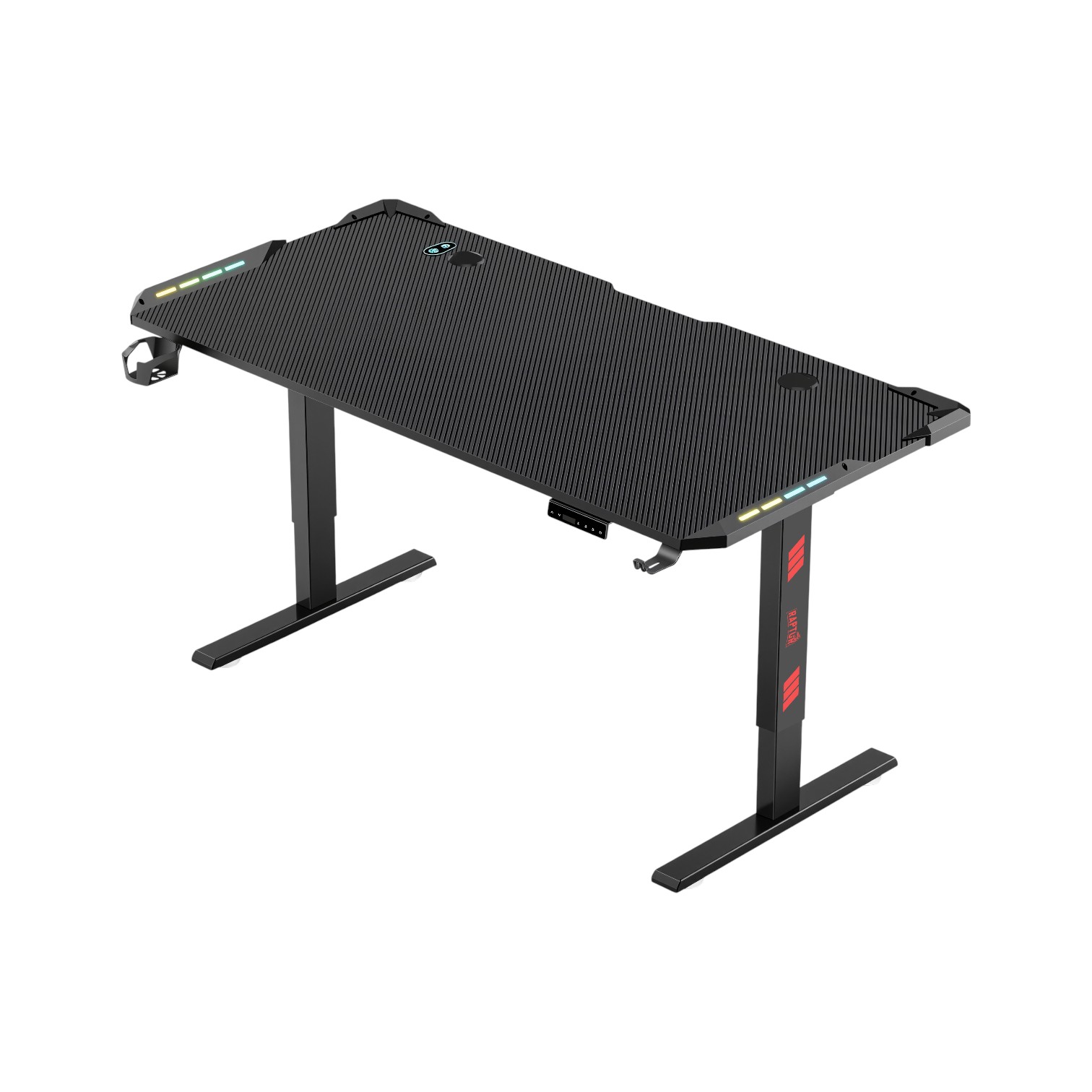 ESCRITORIO GAMER RAPTOR GLOW STATION RGB