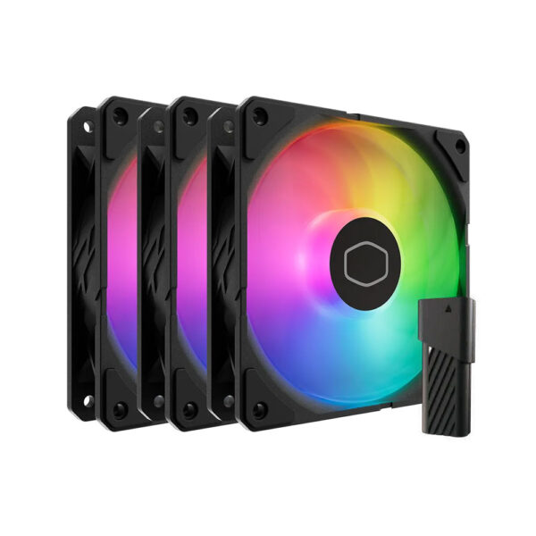 Fan Coolermaster Sickleflow Edge 120 Pack x3 ARGB
