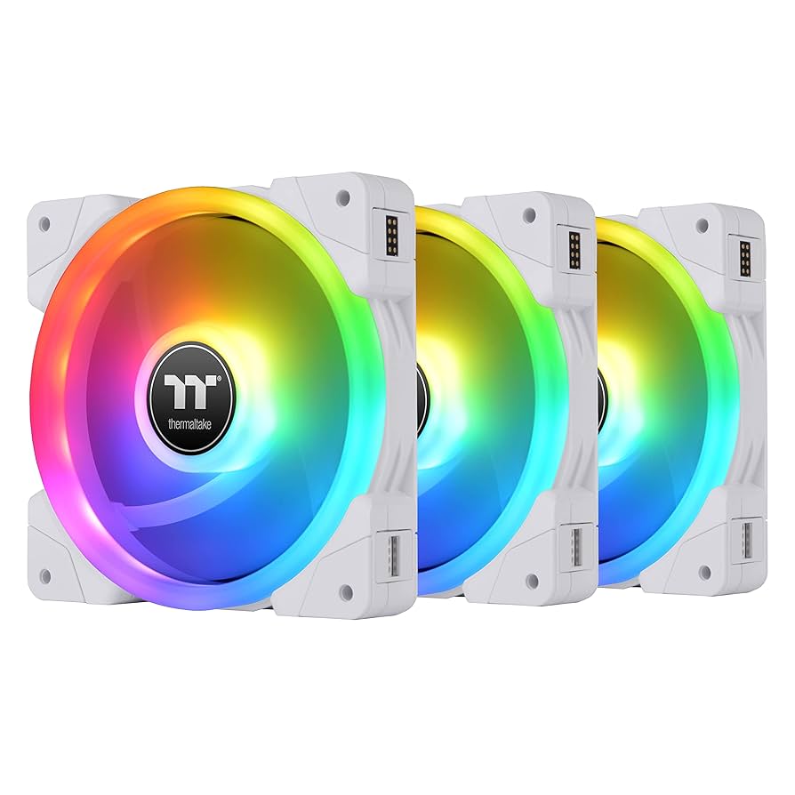 FAN THERMALTAKE SWAFAN EX12 PACK X3 BLANCO ARGB