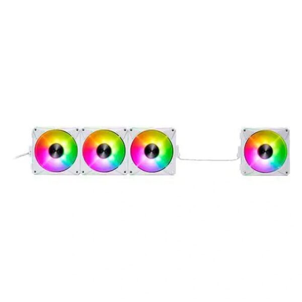 Fan Xpg Hurricane 120 Pack x4 Blanco ARGB