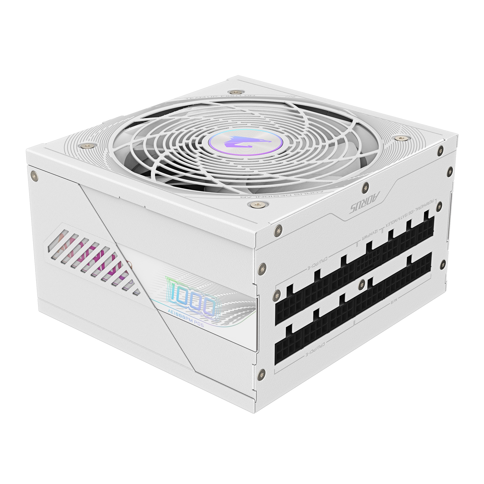 FUENTE AORUS MODULAR 1000W 80PLUS PLATINUM PG5 BLANCA