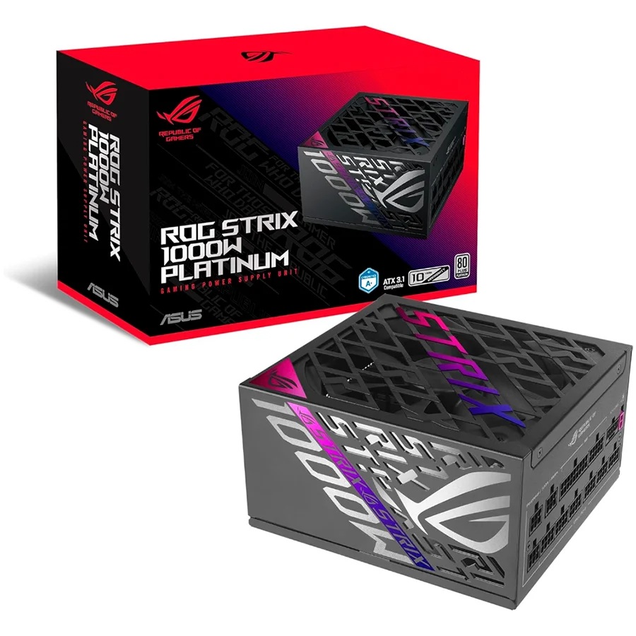 FUENTE ASUS ROG STRIX MODULAR 1000W 80PLUS PLATINUM