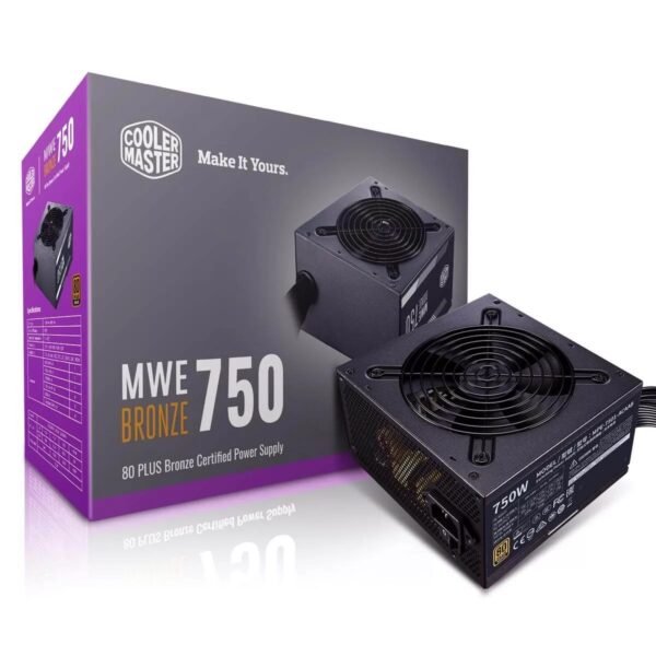 Fuente Coolermaster Mwe V2 750W 80Plus Bronze