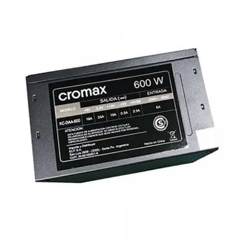 FUENTE CROMAX 600W