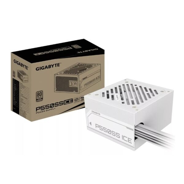 Fuente Gigabyte Gp 550W SS 80Plus Silver Blanca