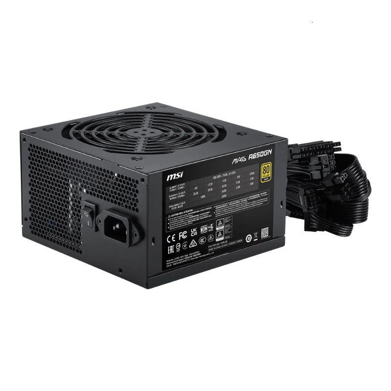 FUENTE MSI MAG MODULAR A 650W GL 80PLUS GOLD