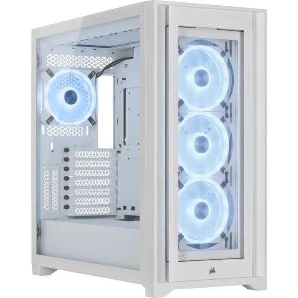 Gabinete Corsair 5000X QL Edition Blanco RGB fx4