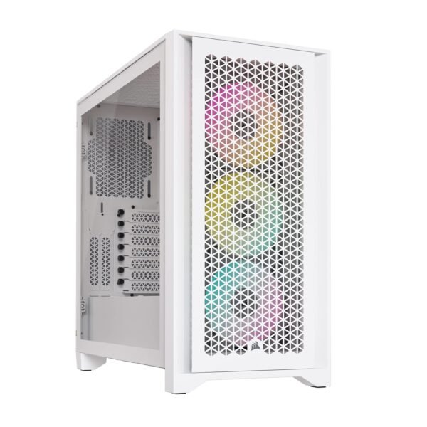 Gabinete Corsair 4000D Airflow Blanco RGB fx3