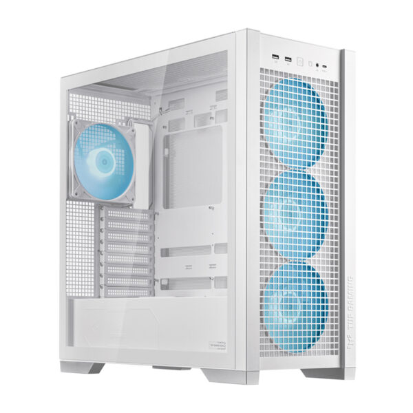 Gabinete Asus Tuf GT302 Blanco ARGB fx4