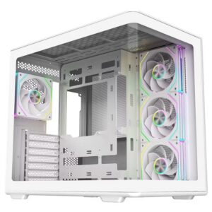 Gabinete Coolermaster 600 Elite Blanco ARGB fx4