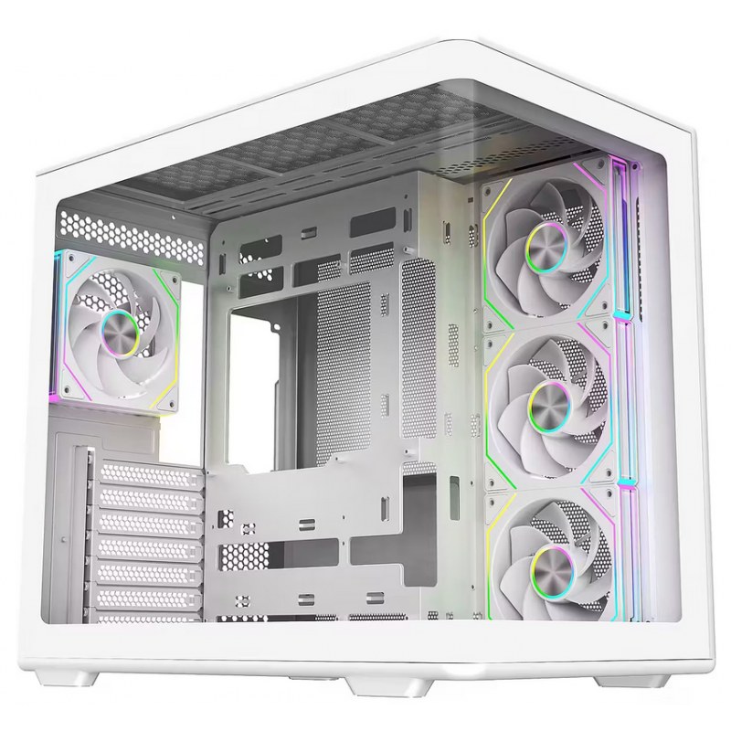 GABINETE COOLERMASTER 600 ELITE BLANCO ARGB FX4