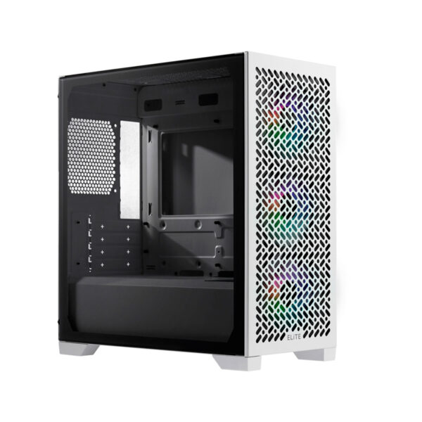 Gabinete Coolermaster Elite 302 Blanco ARGB fx3