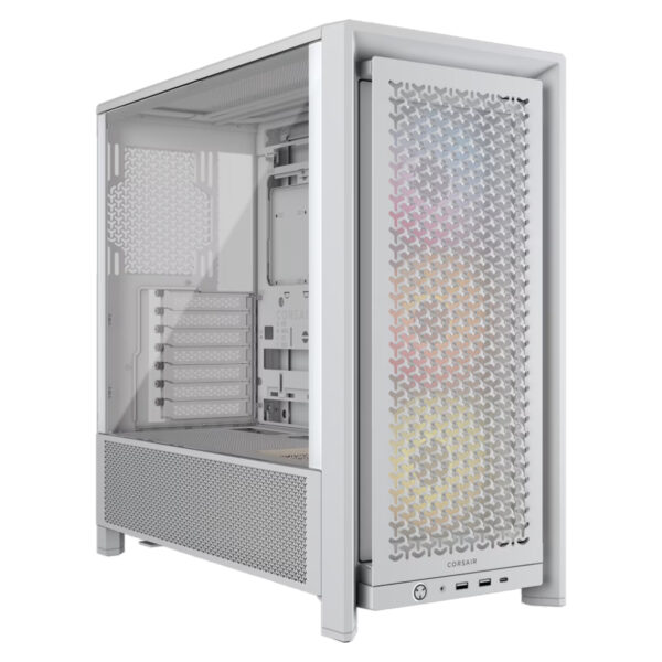 Gabinete Corsair 4000D Frame Rs Blanco ARGB fx3