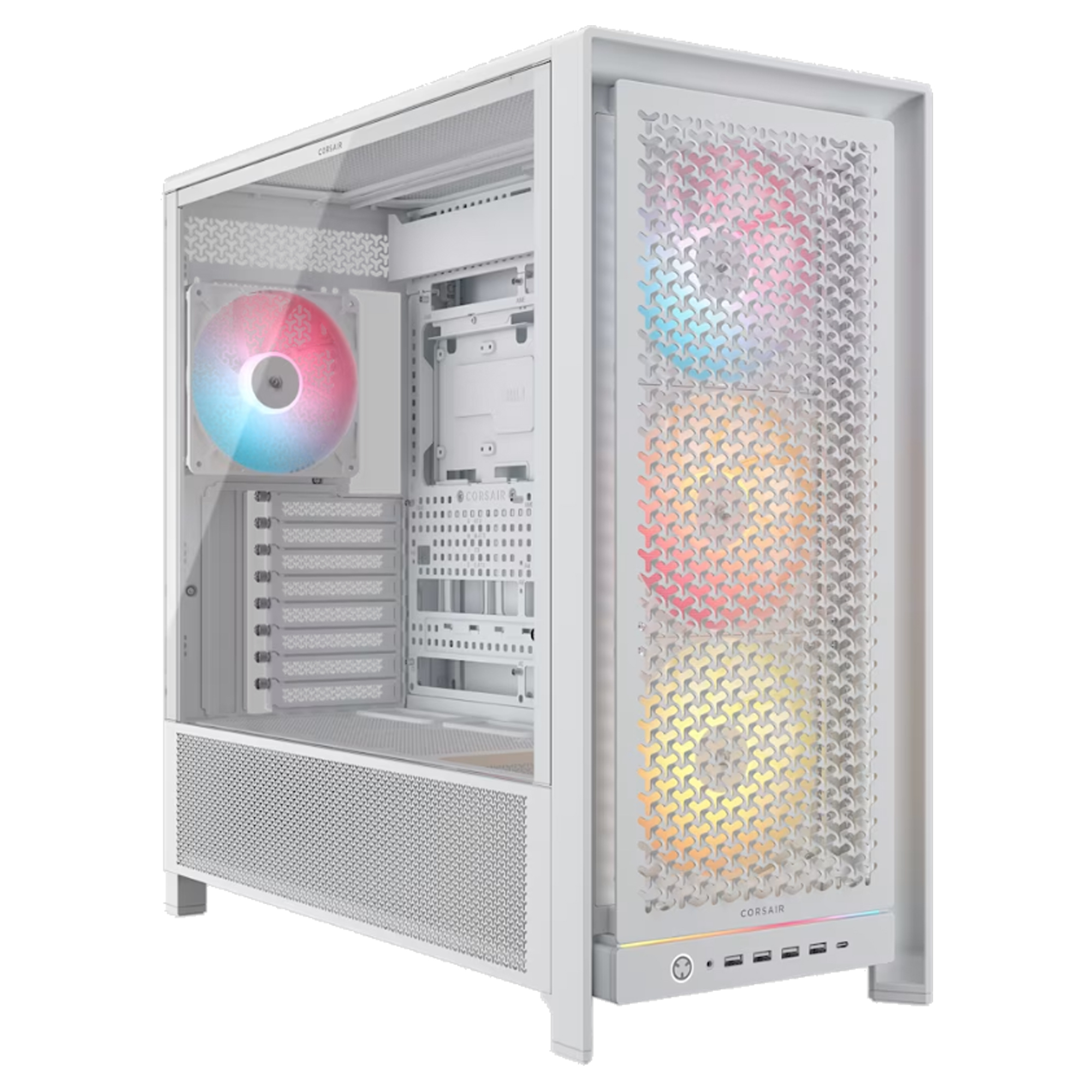 GABINETE CORSAIR 5000D FRAME RS BLANCO ARGB