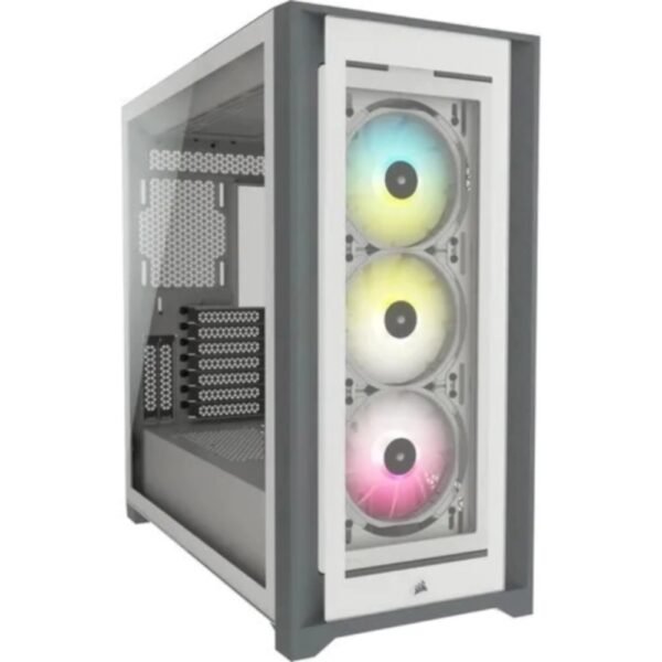 Gabinete Corsair 5000X Blanco RGB fx3