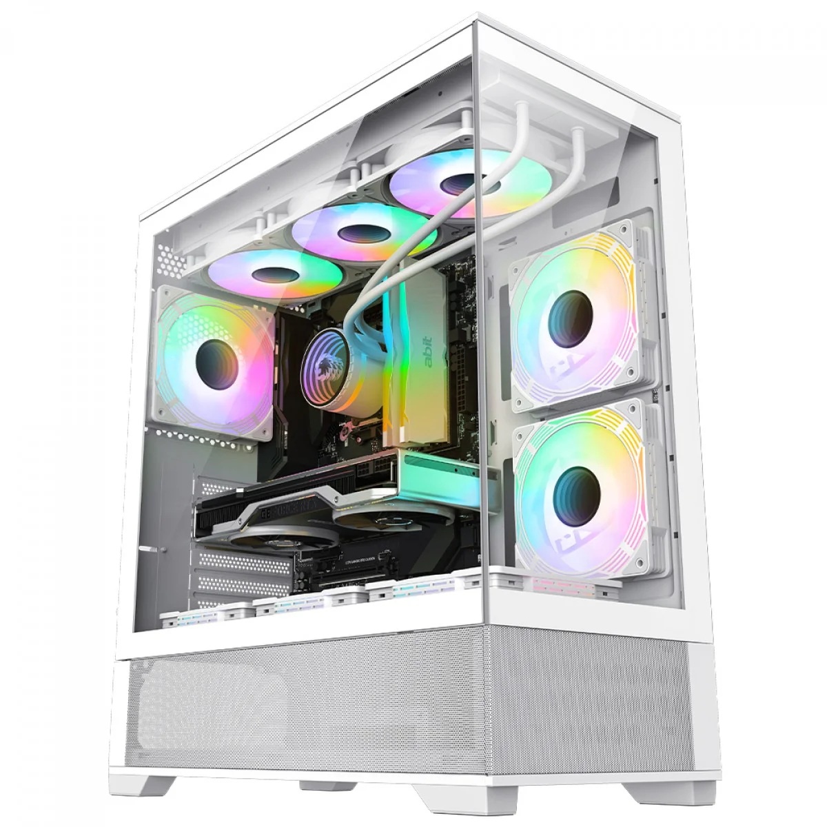 GABINETE GAMEMAX STORM 2 BLANCO ARGB FX6