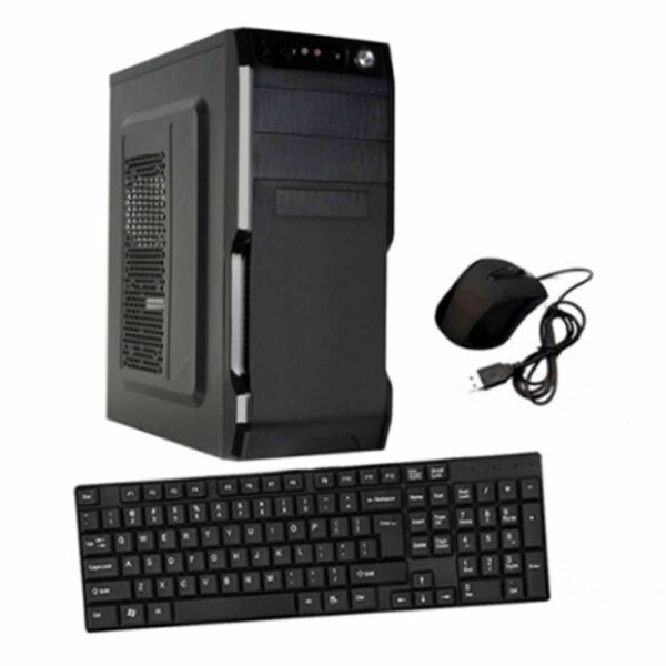 Gabinete Kit CROMAX 2801 con fuente 600W Tec Mou