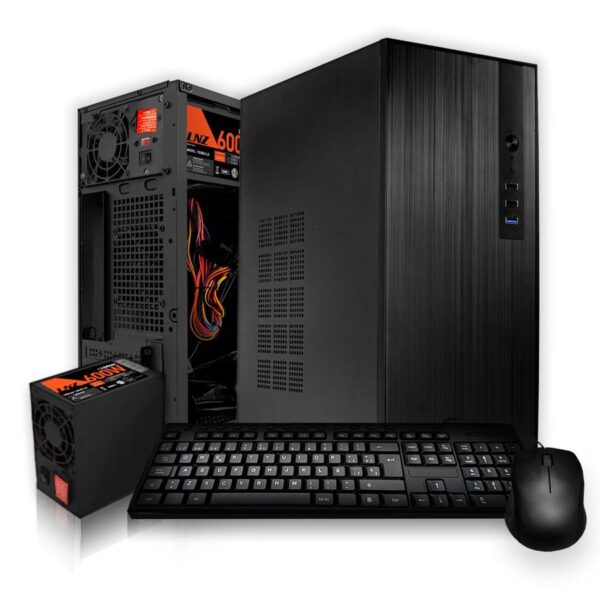 Gabinete Kit Sentey TM40 +Fuente 600w Tec+Mou
