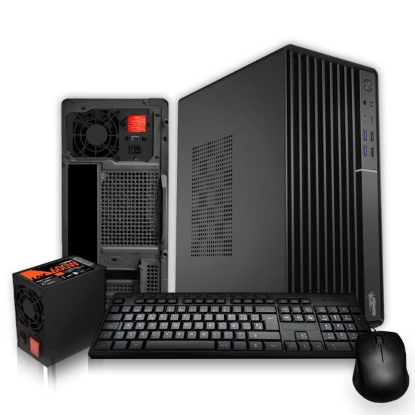 Gabinete Kit Sentey TM50 +Fuente 600w Tec+Mou