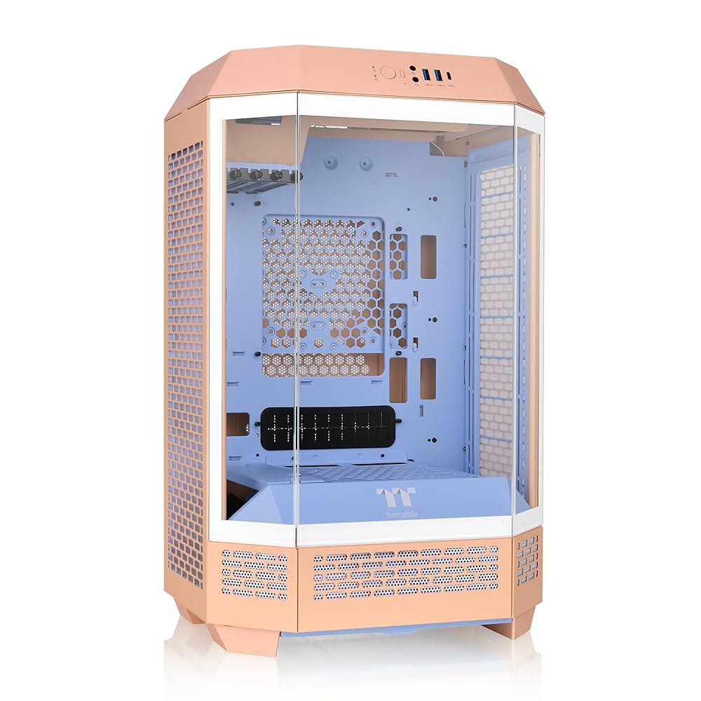 Gabinete Thermaltake The Tower 300 Naranja fx2