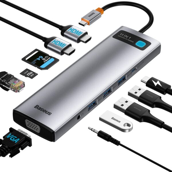 Hub Baseus Multipuerto 11 en 1 USB-C