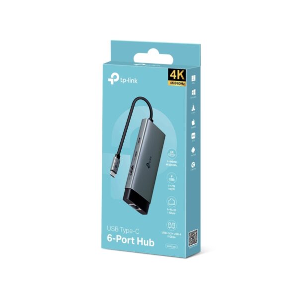 Hub Tp-Link UH6120C USB-C 6 En 1