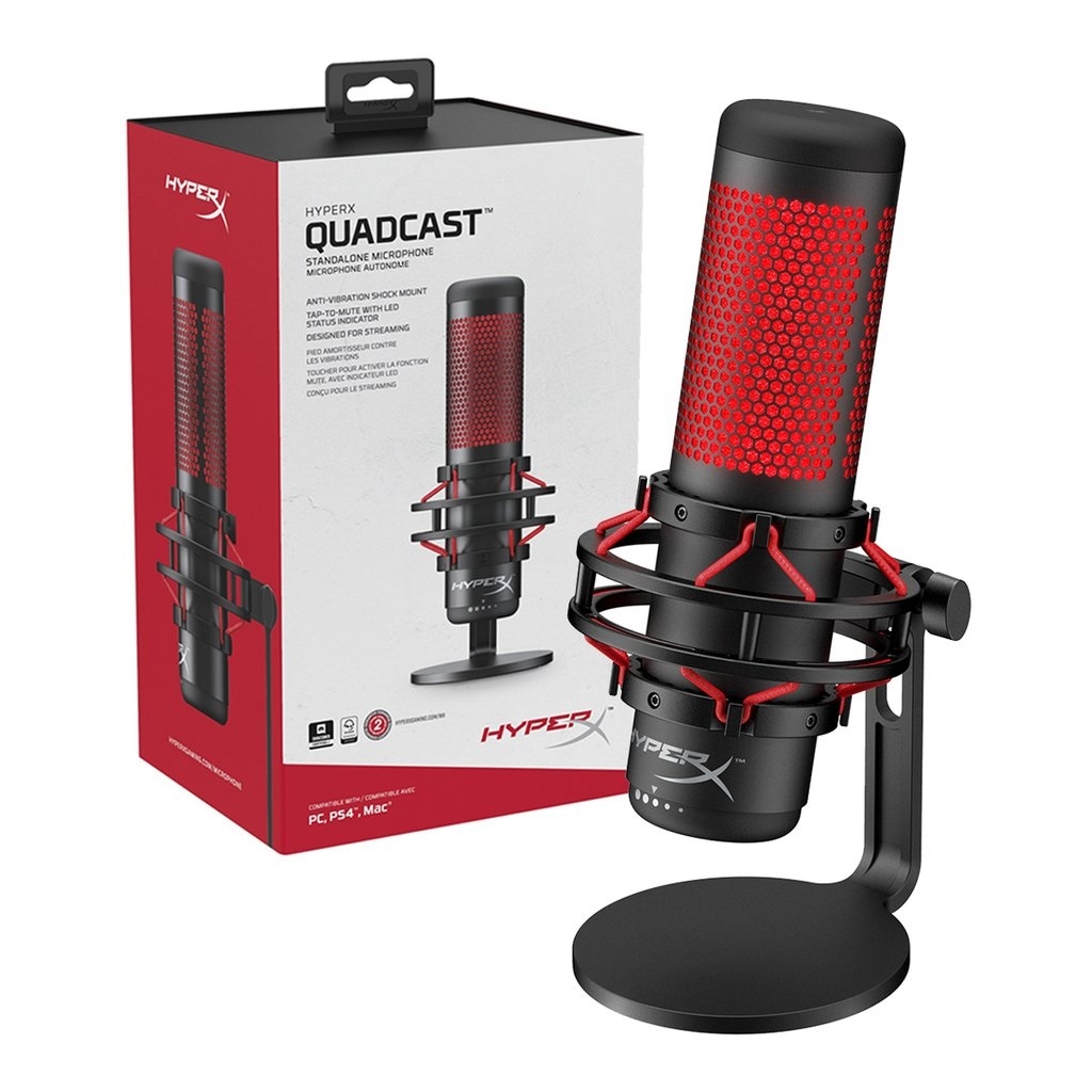 MICROFONO HYPERX QUADCAST (PC-PS4)
