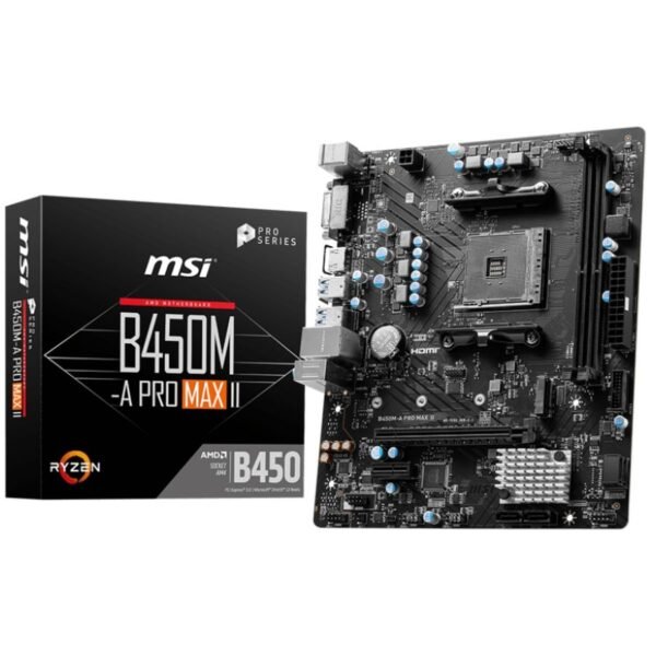 Motherboard AM4 Msi B450M-A Pro Max II D4