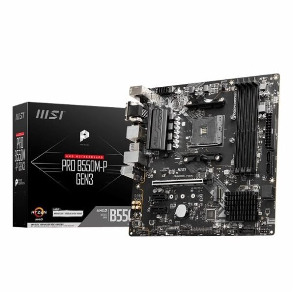 Motherboard AM4 Msi Pro B550M-P Gen3 D4