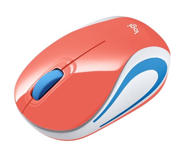 Mouse Wireless Logitech M187 Coral