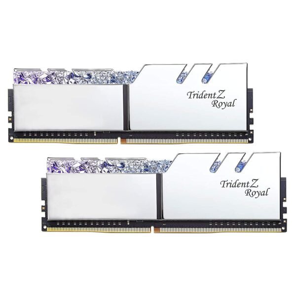 Memoria Gskill Trident Z Royal Silver Ddr4 16GB(2x8) 3600Mhz RGB C18