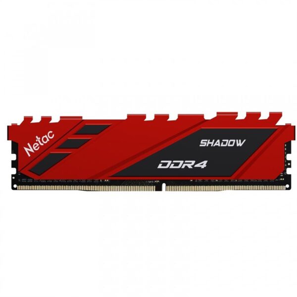 Memoria Netac Shadow Ddr4 8GB 3200Mhz C16 Roja