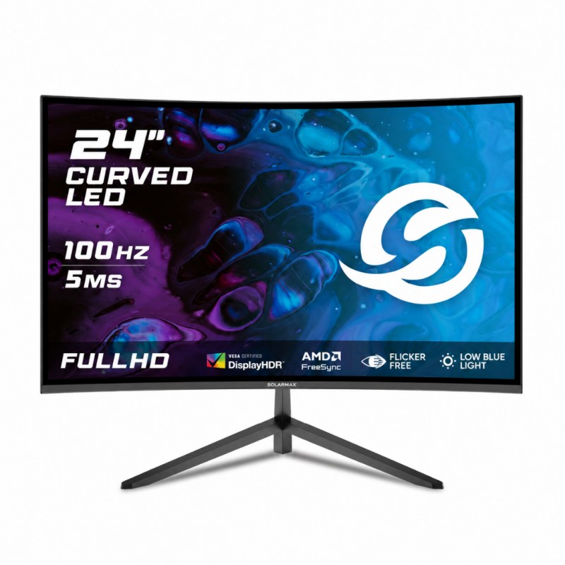 Monitor Solarmax 24" 100Hz Curvo